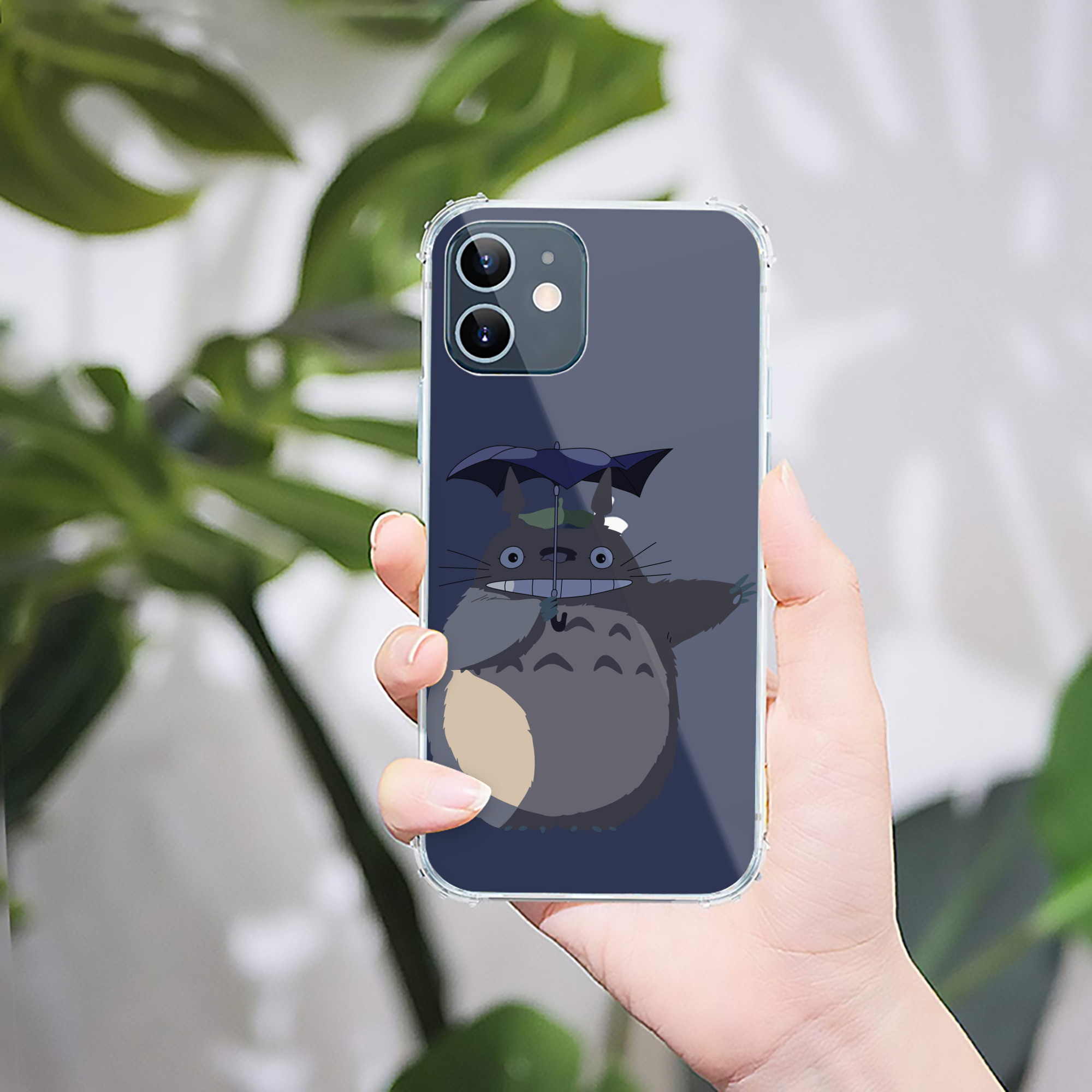 （画像用） となりのトトロ 草壁メイ 草壁サツキ My Neighbor Totoro Satsuki Kusakabe Mei Kusakabe 【iPhone 12シリーズ対応】透明スマホケース（クリアソフトケース）